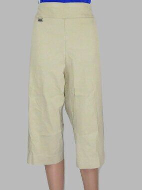 Alfani Women's Tan Stretch Capis no Pockets Size 16W (C1954)